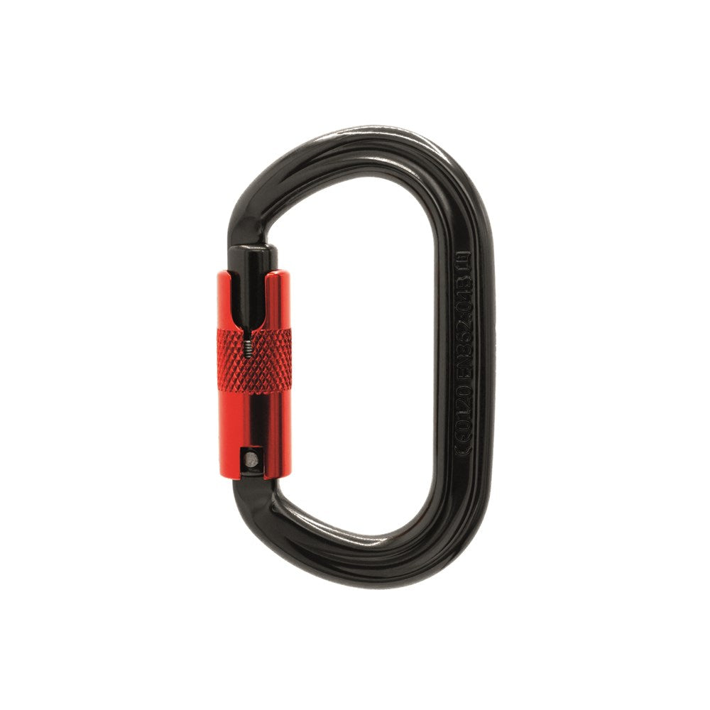 ISC Offset Oval Supersafe (3-Way) Aluminium Karabiner - MBS 25kN Supersafe with Captive Pin