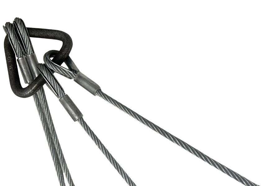 Galvanised Steel 4-way Cable Pulling Harness