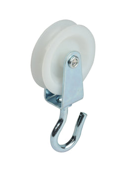 Polymide Pulley with Rotating Steel Hook Type ETT-198P : 15-70kg