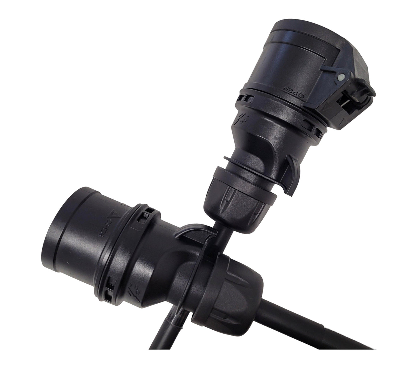 10m - Power Extension Cable 16Amp 400v - 2.5mm HO7-RNF - 5 Pin IP44