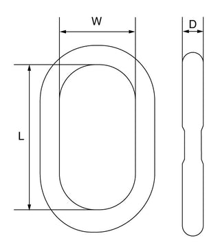 KITO - Grade 10 Master Link D Series to BS-EN 1677-4