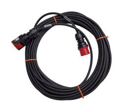 415V Hoist Power Cable Extension - Direct Control - 16A Male To Female 4-PIN PCE CEE FORM TYPE