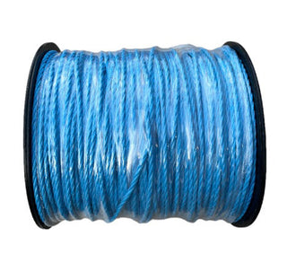 Duct Draw Rope - 6mm Blue Polypropylene