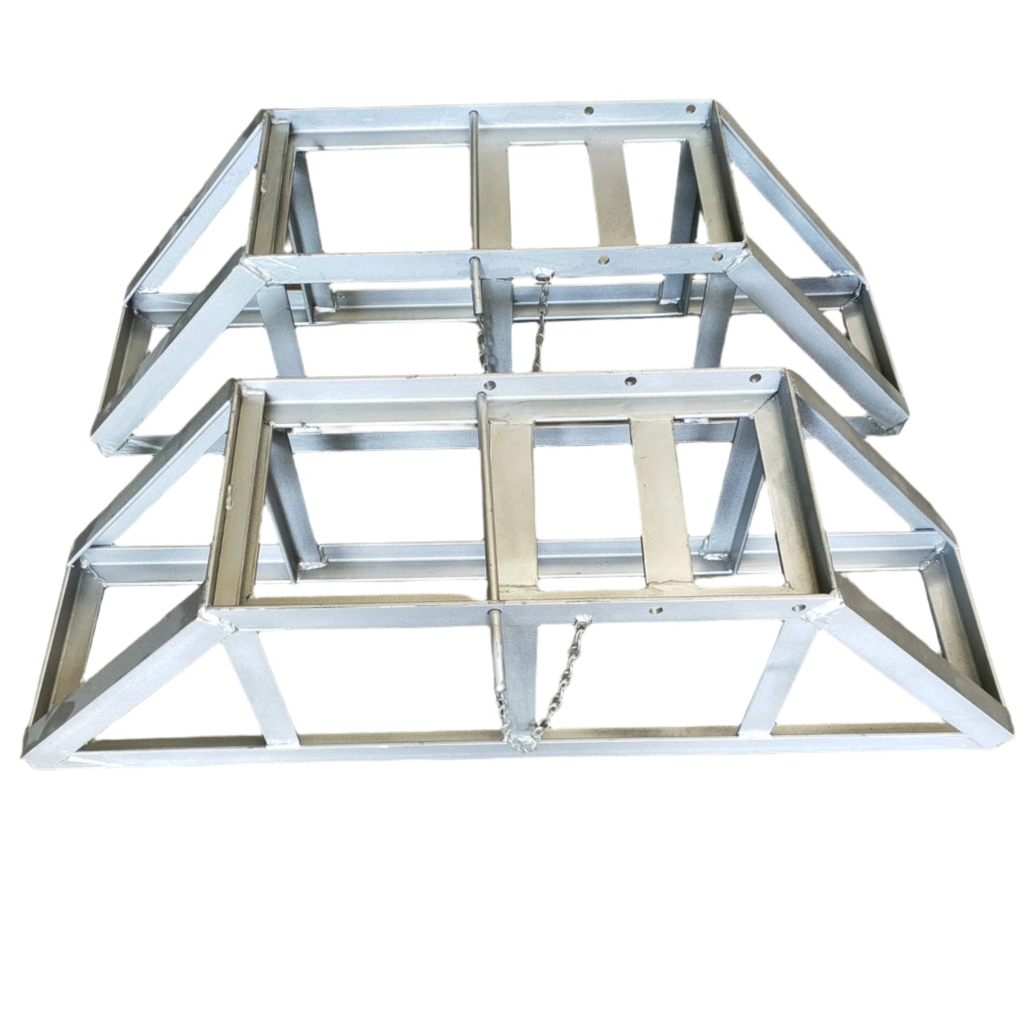 Jack Plinths for Manual Screw Jacks (Pair) - provide additional safety by adding extra height when lifting your cable drums. Made from fully fabricated steel, they give an added 300mm of height