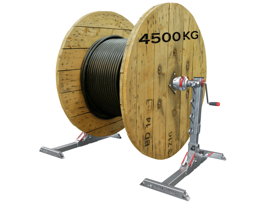 RUNPOTEC - RUNPOLIFTER 4500 - MAX 4.5t CABLE DRUM LIFTER