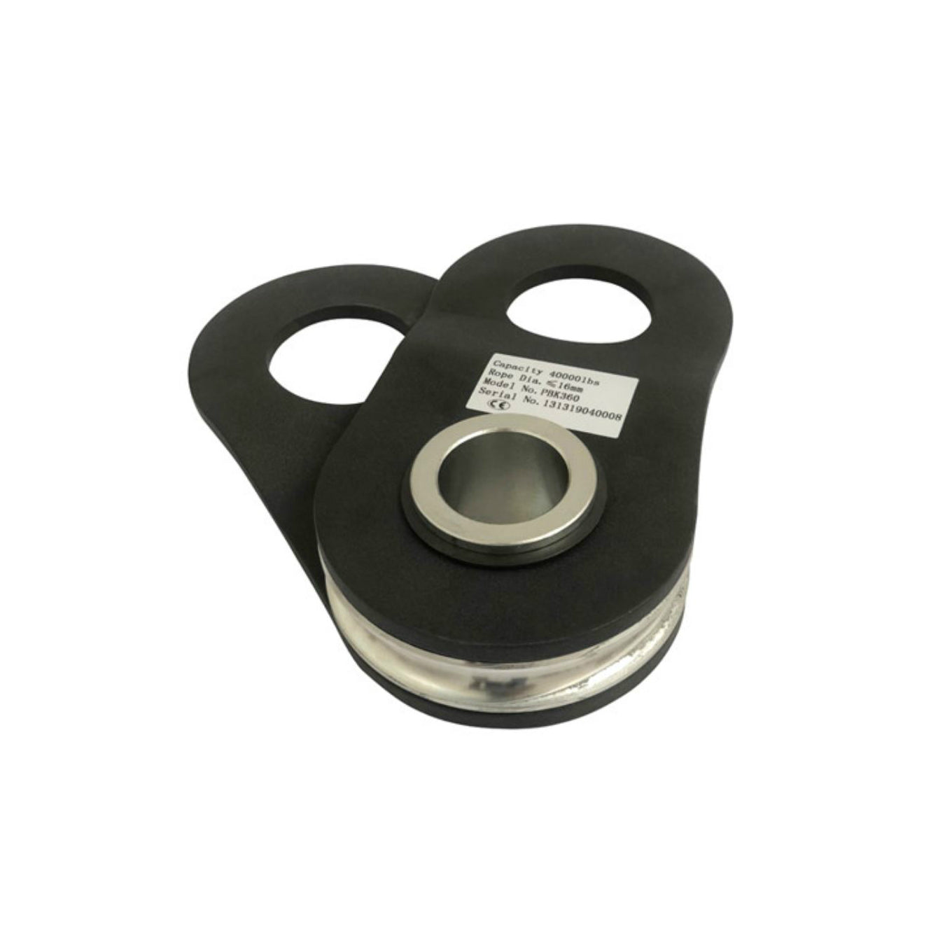 Warrior Pulley Block - 40,000lb / 18 tonne Swing Away pulley Block. Suitable for winches up to 20,000lb. Ref 161-26-14