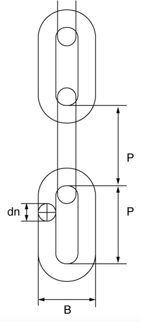 Grade 80 Long Link Fishing Chain (Sold By the Meter) from RiggingUK