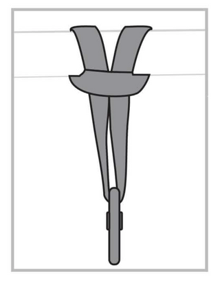 Kratos - 0.6m Anchorage Webbing Sling (Green) - MBS 30kN