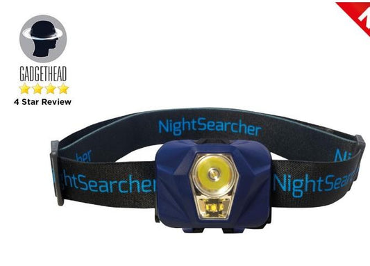 HeadStar Hybrid Rechargeable Dual Beam LED Head Torch to Buy Online