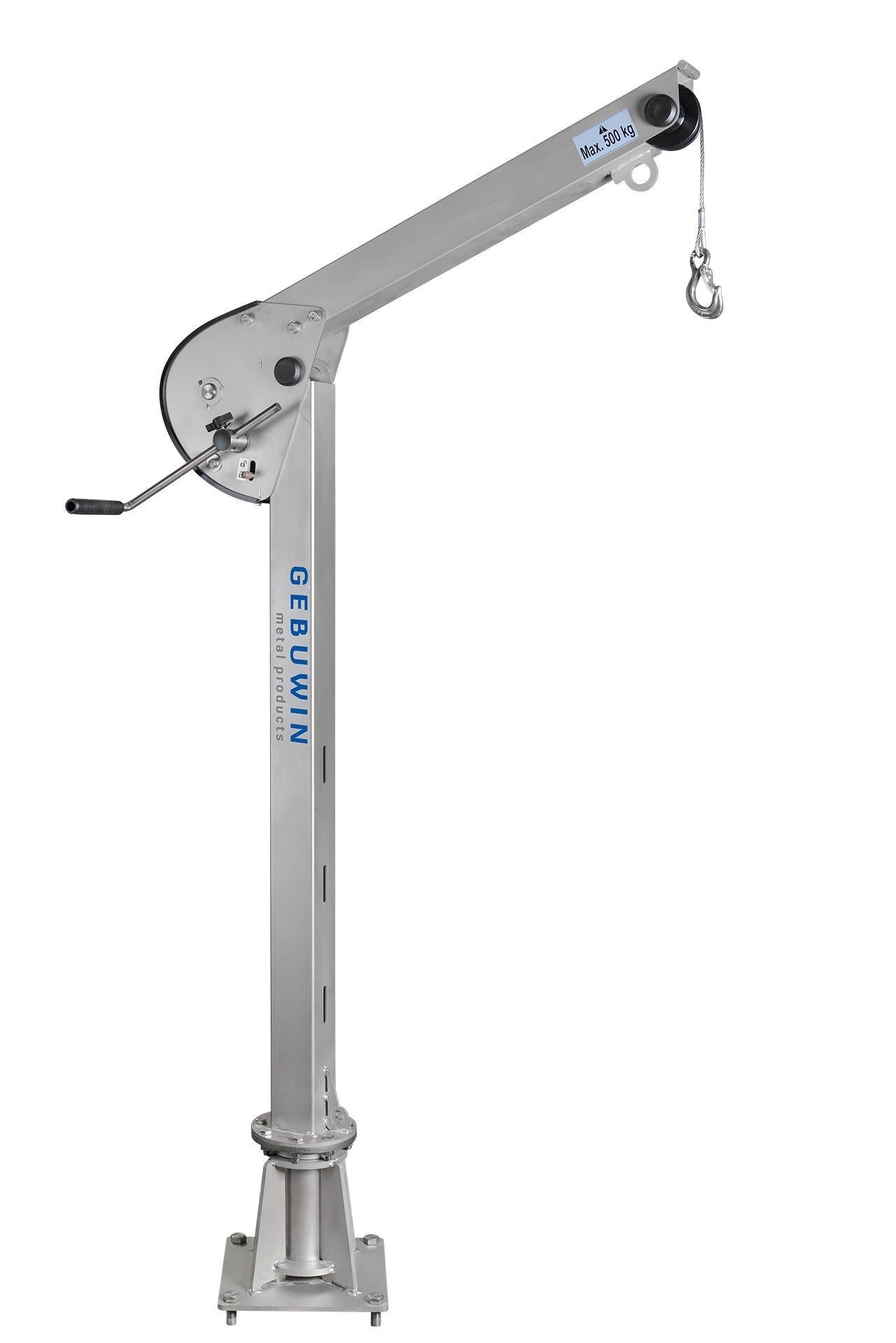 SD125 EV - 125kg Zinc Swivel Hoisting Davit (Built in winch with 9m Cable)