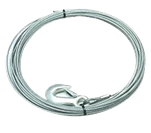 Pre cut 7 x 19 Galvanised Wire Rope with Safety Hook for Tiger BHW Winches