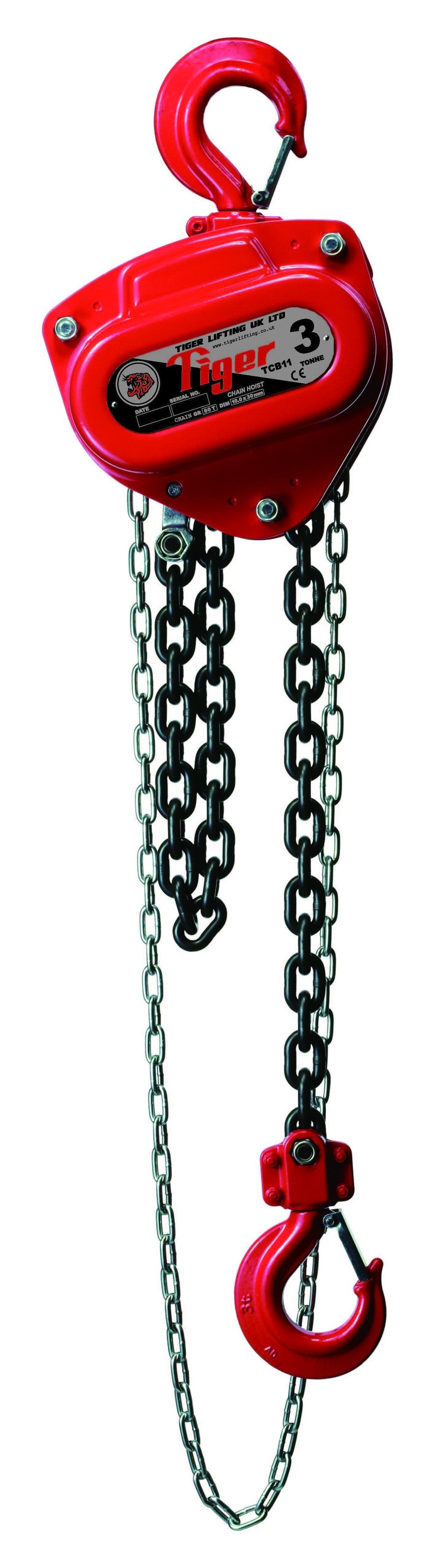 TIGER CHAIN BLOCK PROCB14, 5.0t CAPACITY Ref: 211-8 - Hoistshop