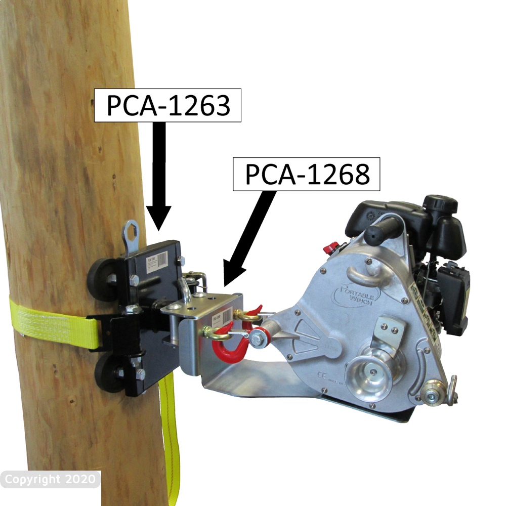 Tree / Pole Mount HD Winch Anchor Ref: 167-16-6 PW-PCA-1263 from RiggingUK Next Day