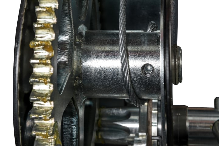 SD250 SST - 250kg Stainless Finish Swivel Hoisting Davit (Built in winch with 13m Cable)