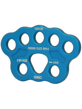  ISC Medium Rigging Plate - MBS 40kN - Ali Blue