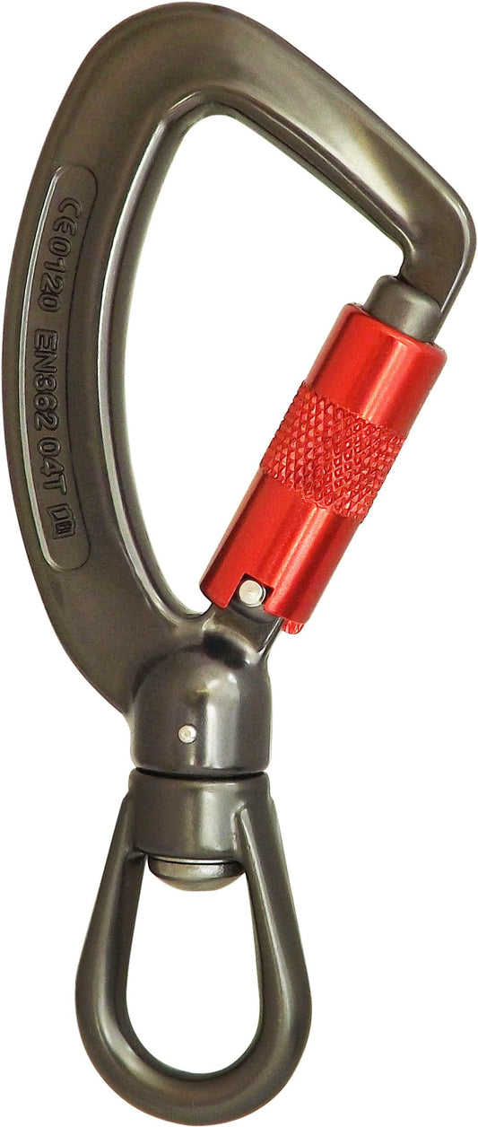 ISC Twister Swivel Eye Supersafe Karabiner - 27kN