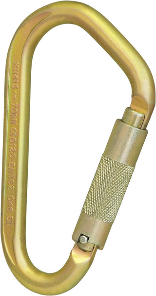  ISC Large Iron Wizard Supersafe (3-way) Steel Karabiner - 70kN - Zinc Plated