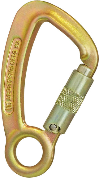  ISC Captive Eye Supersafe (3-way) Steel Karabiner - 50kN - Zinc Plated