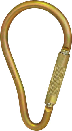  ISC Pear Scaffold Hook Connector - Twistlock (2-Way) - 35kN - Zinc Plated