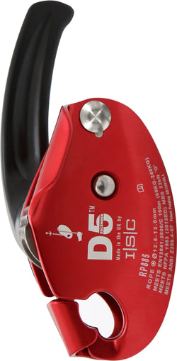 ISC D5 Descender - with Panic Brake - 240kg Rated Load - 12.7mm Dia Rope