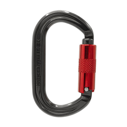 ISC Offset Oval Supersafe (3-Way) Aluminium Karabiner - 25kN