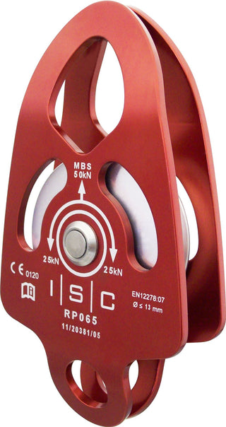  ISC Medium Single Prussik Pulley with Load Becket - Aluminium - 50kN - Max Rope Dia 13mm