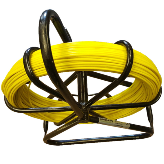 4.5mm Yellow Duct Rod on Black Reel by CABLEITUK