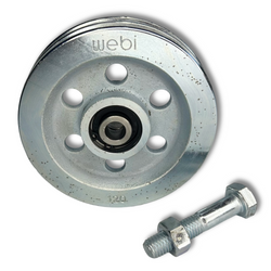 Galvanised Cast Iron Double Groove Pulley ETT-74D | 300–800kg Capacity