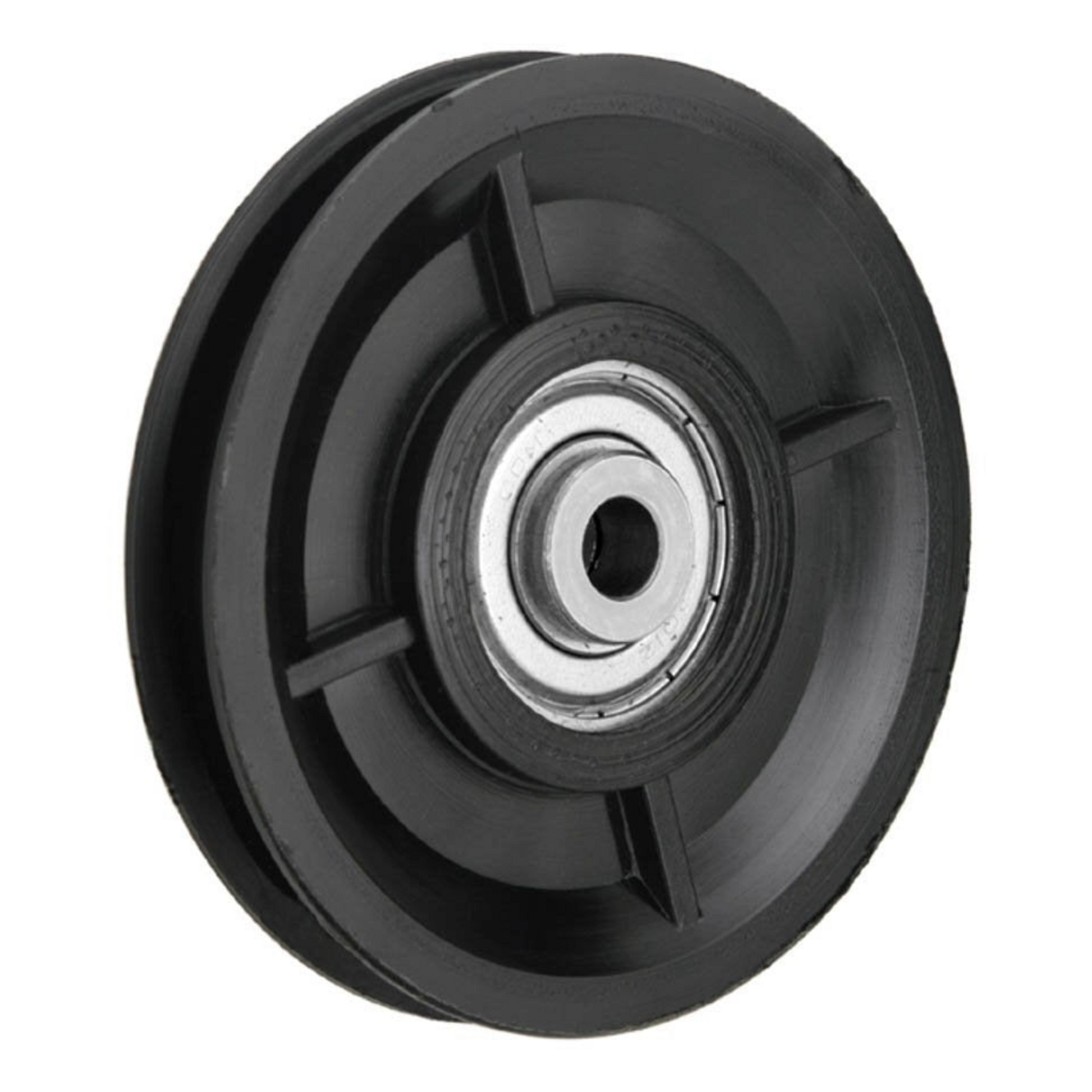 Polyamide (Black) Pulley with ball bearings Type ETT-104P : 60kg to 150kg 