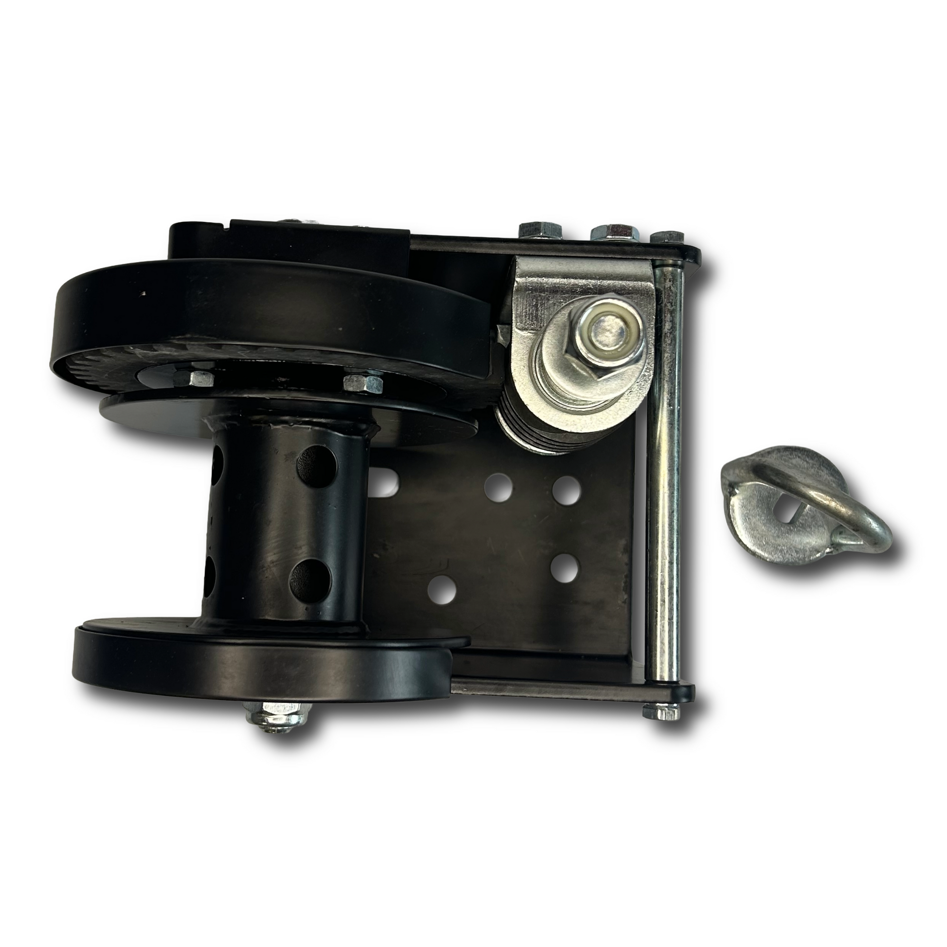 Tiger HW-2000 Single drum hand winch with loop drive top view