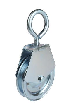WEBI Pulley Type ETT-202 - Construction Site Pulley with Rotating Steel Hook for Scaffolding