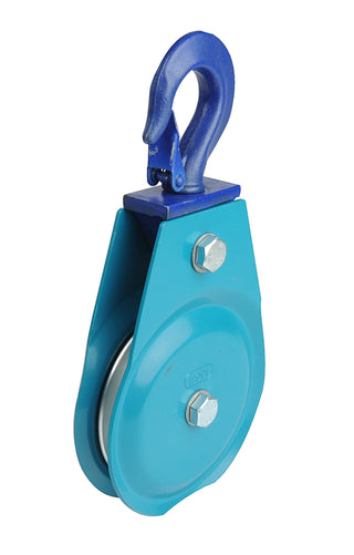 WEBI Pulley Type ETT-205 - Return Pulley with Rotating Steel Hook  for Wire Cables