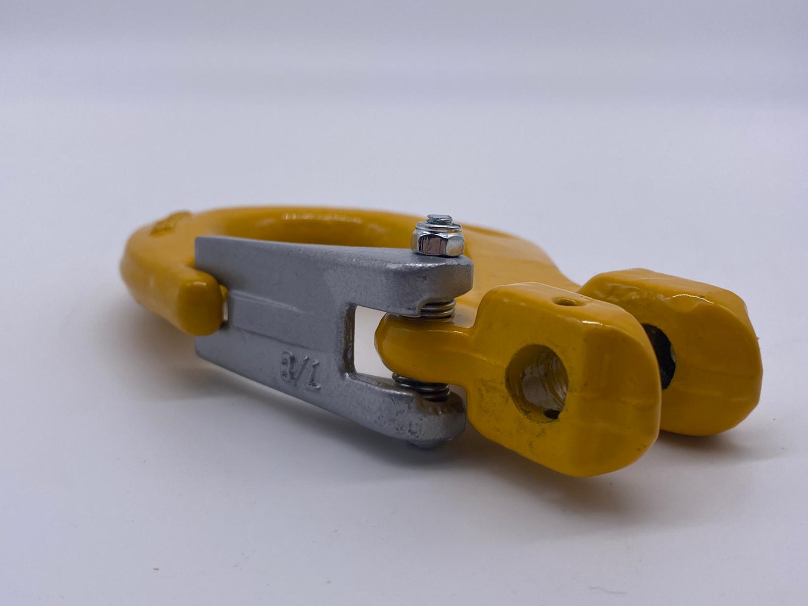 Grade 80 Clevis Sling Hook with Safety Catch (285-9) available from RiggingUk next day delivery