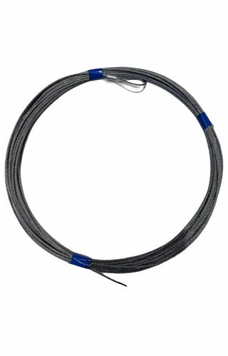  2mm Pre cut  7 x 19 Galvanised Wire Rope with Crimped Loop