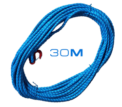 Securpulley 18mm Diameter Polypropylene Rope - 30m with Hook