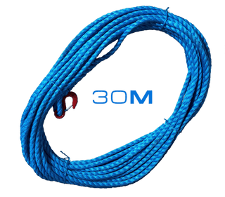  Securpulley 18mm Diameter Polypropylene Rope - 30m with Hook