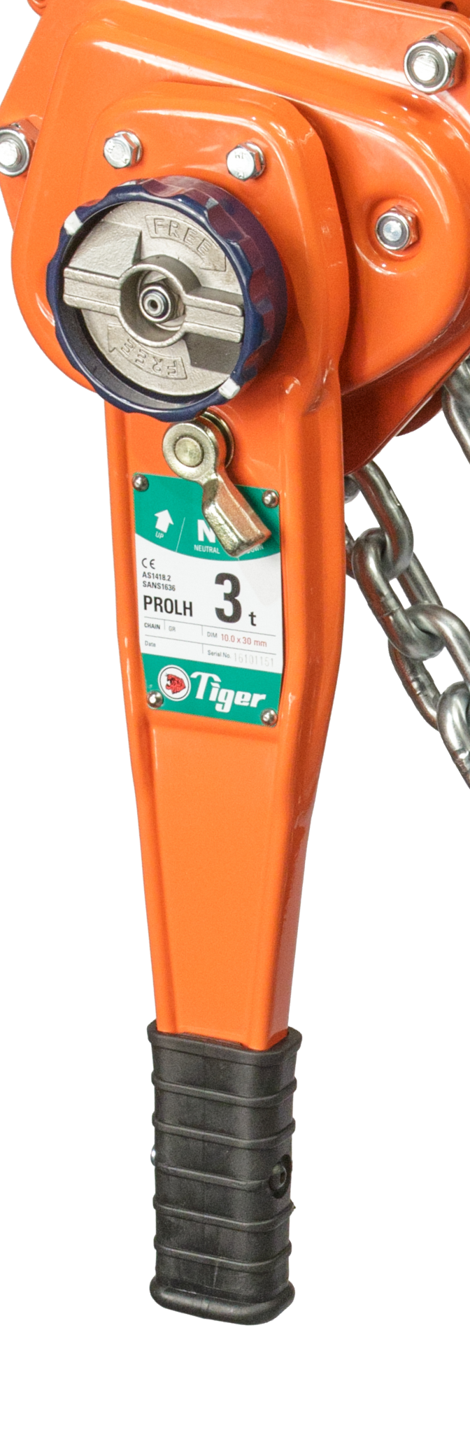 TIGER PROFESSIONAL LEVER HOIST TYPE PROLH, 6.0t CAPACITY Ref: 210-14 - Hoistshop