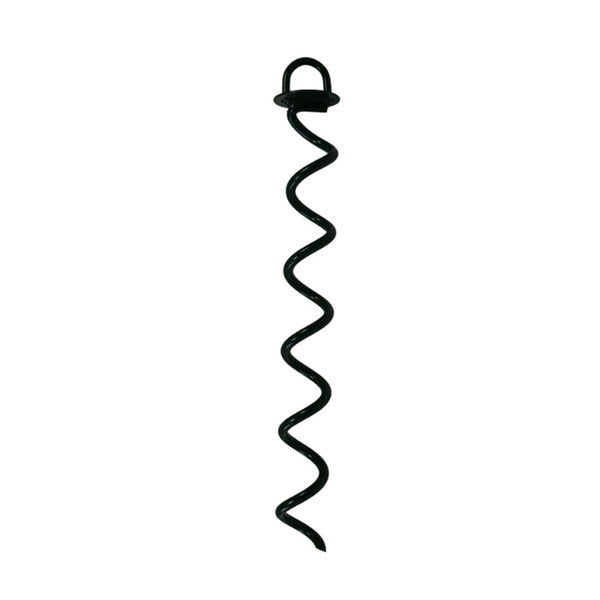 400mm Green Powder coated Ground anchor by RiggFix 325kg Holding Power