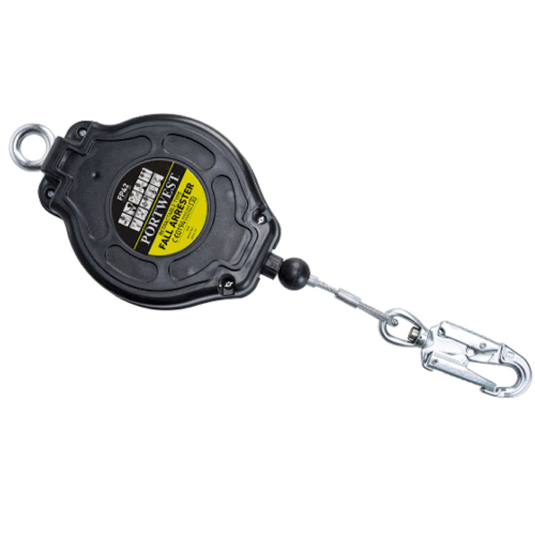 Portwest - 6m Retractable Fall Arrest Block - Black