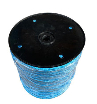  Duct Draw Rope  - 6mm Blue Polypropylene