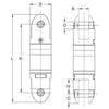 YOKE Digital Angular Contact Bearing Swivel Dimensions