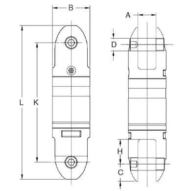 YOKE Digital Angular Contact Bearing Swivel Dimensions