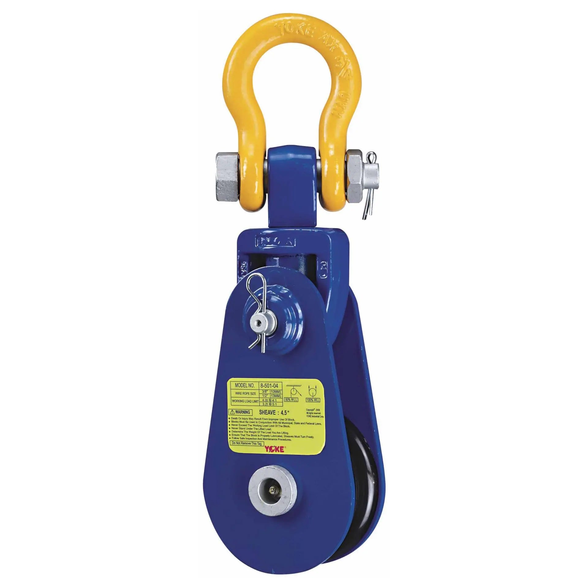 YOKE Light Snatch Block with Shackle