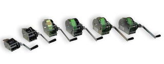 AFDS - Goliath Zinc Plated Webbing Hand Winch complete with webbing strap & hook