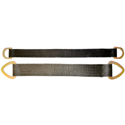  Black Truss Strap with D Links Each End - SWL 250 kgs - 25mm wide
