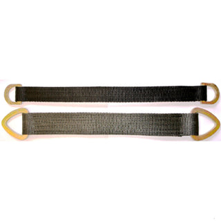  Black Truss Strap with D Links Each End SWL 500 kgs, 35mm Wide