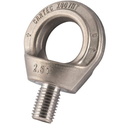  Cartec Grade 6 Stainless Steel AISI 316L Rotating Eyebolt