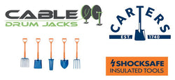 SHOCKSAFE - TAPER MOUTH TREADED INSULATED SHOVEL SHOVELBS8020