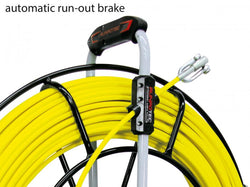 RUNPOTEC Fiberglass Rod Ø7.5mm x 120m + Steel Cage