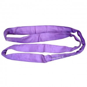  1.0t / 1000kg WLL Polyester Violet Roundslings - Made in the UK